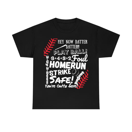 Baseball/Softball Jargon - Unisex Cotton Tee