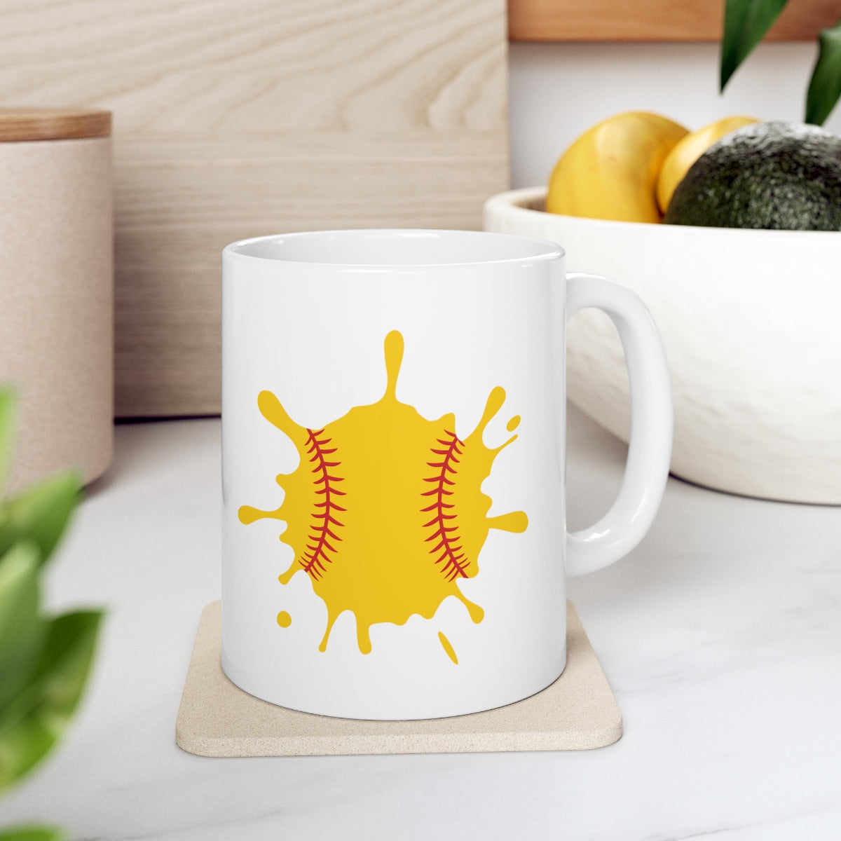 Eat. Sleep. Softball. Ceramic Mug 11oz