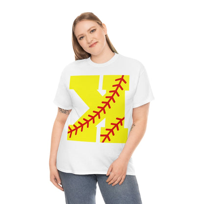 Backwards K - Strikeout - Softball - Unisex Cotton Tee