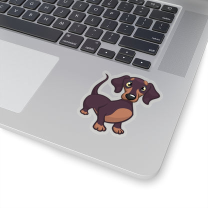 Cartoon Puppy - Daschund - Kiss-Cut Stickers