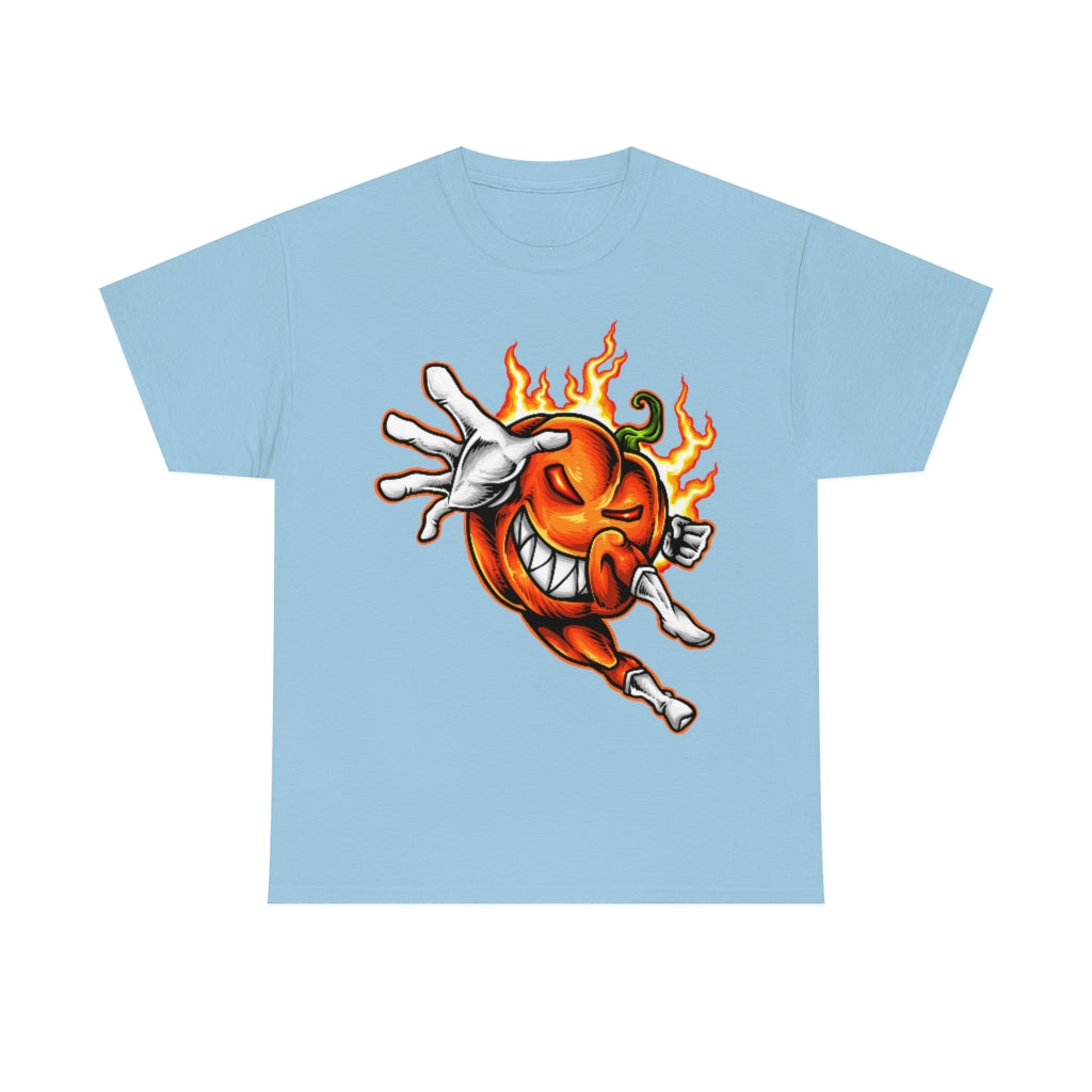 Cartoon Art - OP Pumpkin - Unisex Heavy Cotton Tee