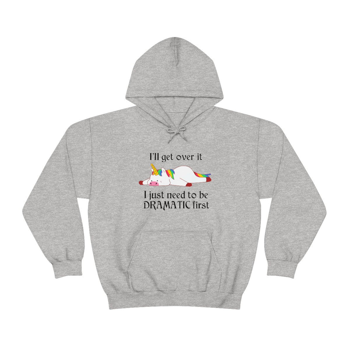 Dramatic Unicorn - Unisex Heavy Blend™ Hooded Sweatshirt