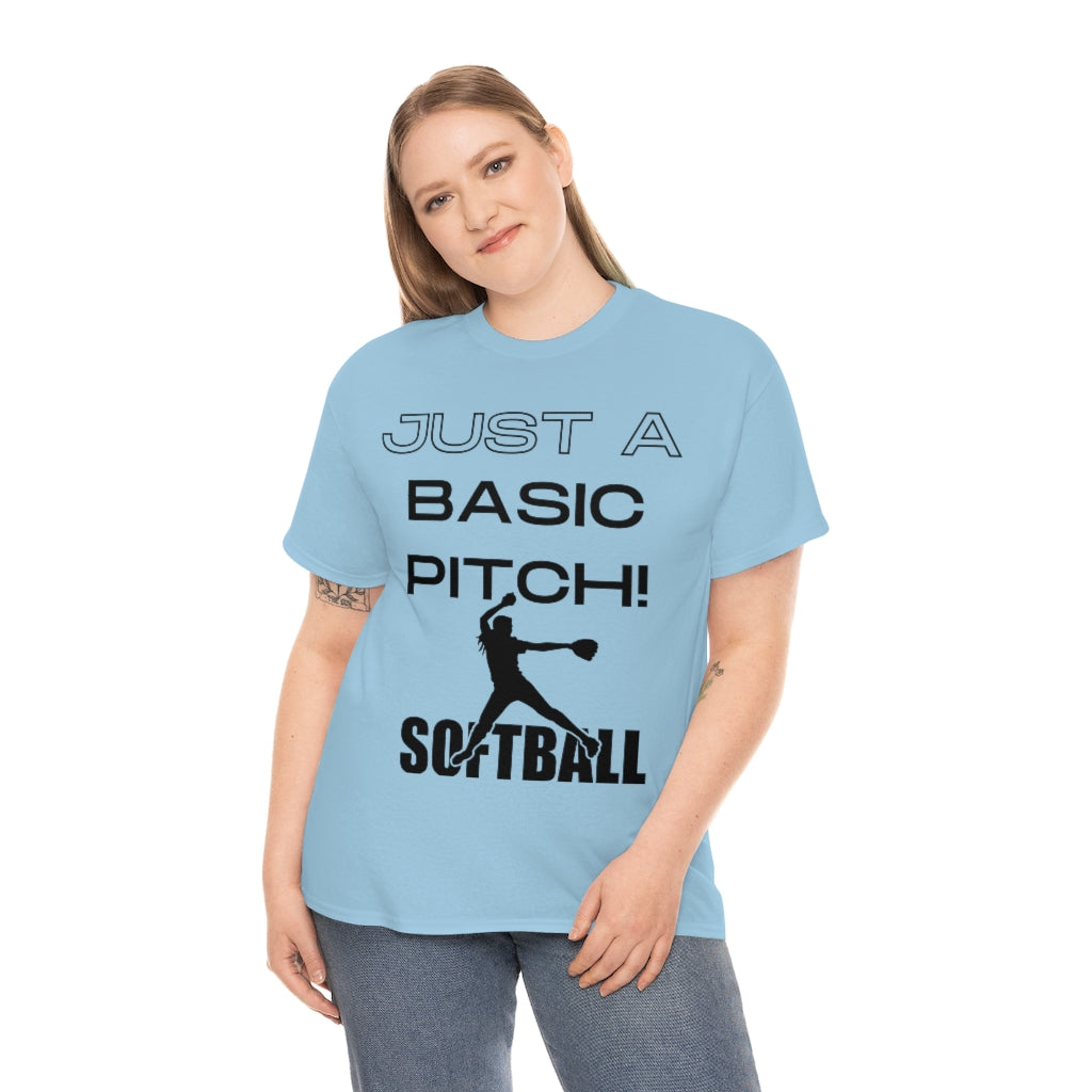 Just A Basic Pitch! - Unisex Cotton Tee