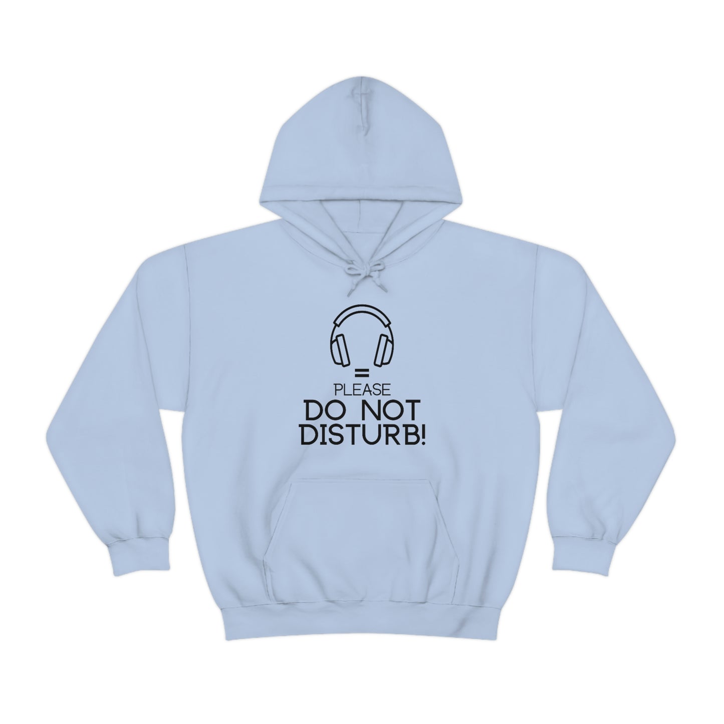 Headphones equals Do Not Disturb - Unisex Heavy Blend™ Hooded Sweatshirt