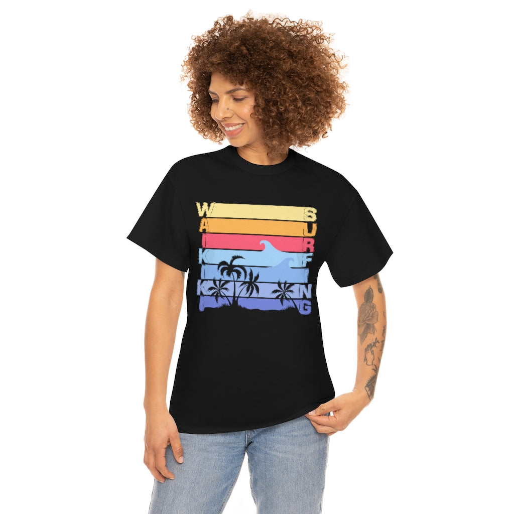 Waikiki Surfing - Unisex Heavy Cotton Tee