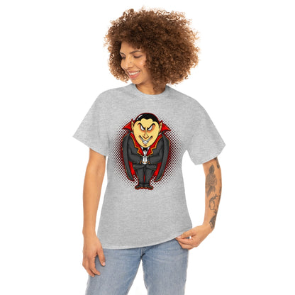 Cartoon Art - Vampire - Unisex Heavy Cotton Tee