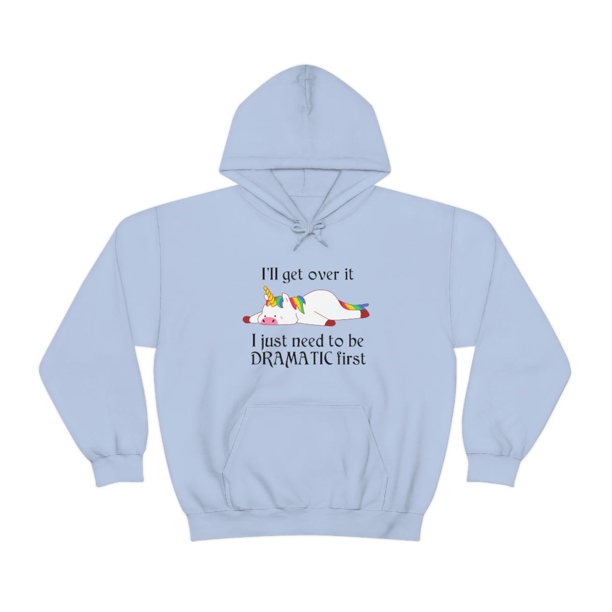 Dramatic Unicorn - Unisex Heavy Blend™ Hooded Sweatshirt