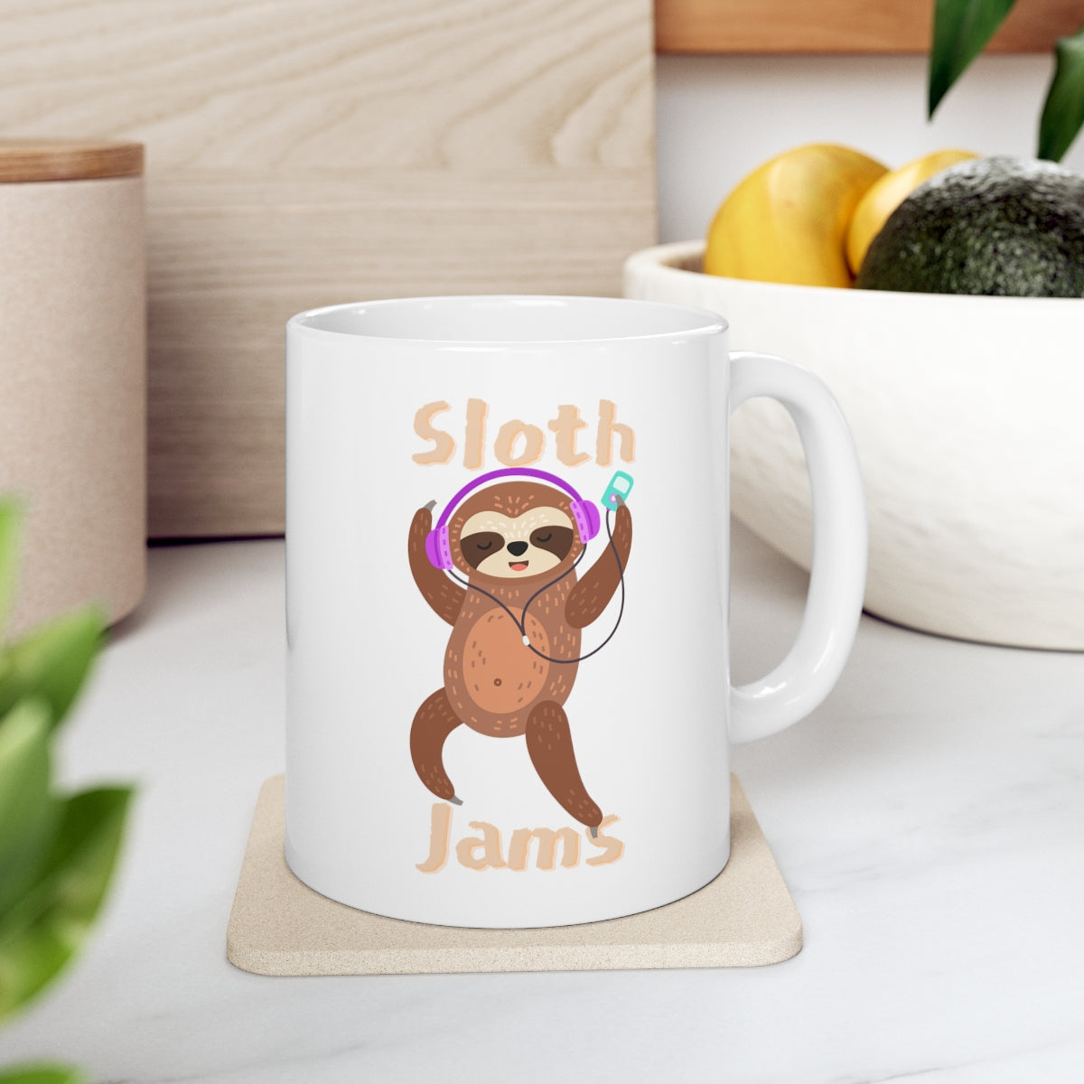 Sloth Jams - Ceramic Mug 11oz