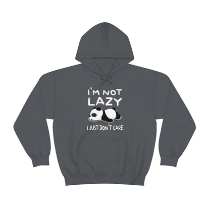 I'm Not Lazy Panda - Unisex Heavy Blend™ Hooded Sweatshirt