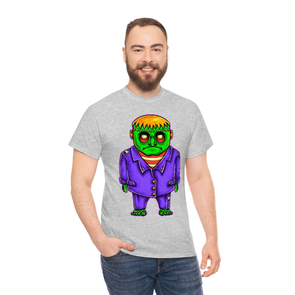 Cartoon Art Series - Frankie - Unisex Heavy Cotton Tee