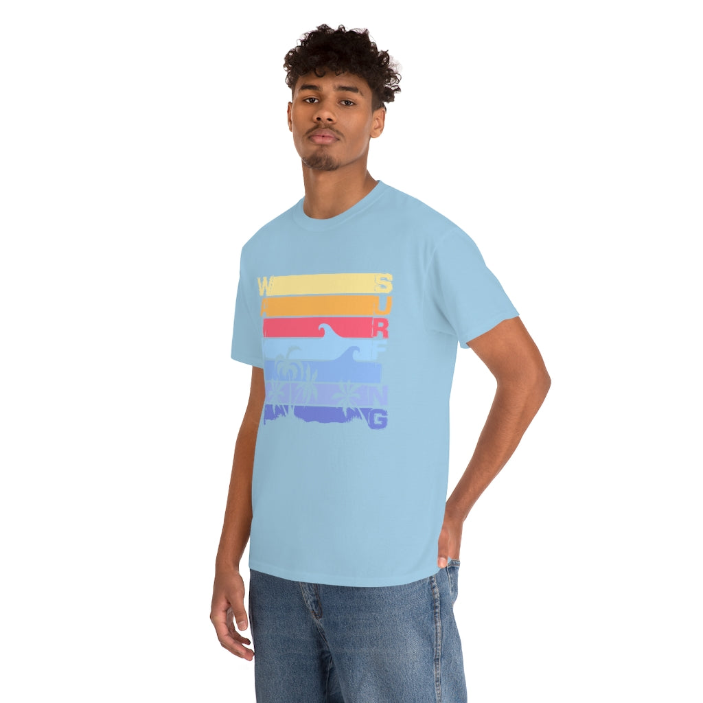 Waikiki Surfing - Unisex Heavy Cotton Tee