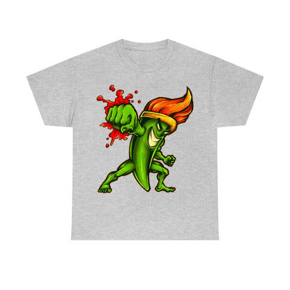 Cartoon Art - Fists of Fury Paintbrush - Unisex Heavy Cotton Tee