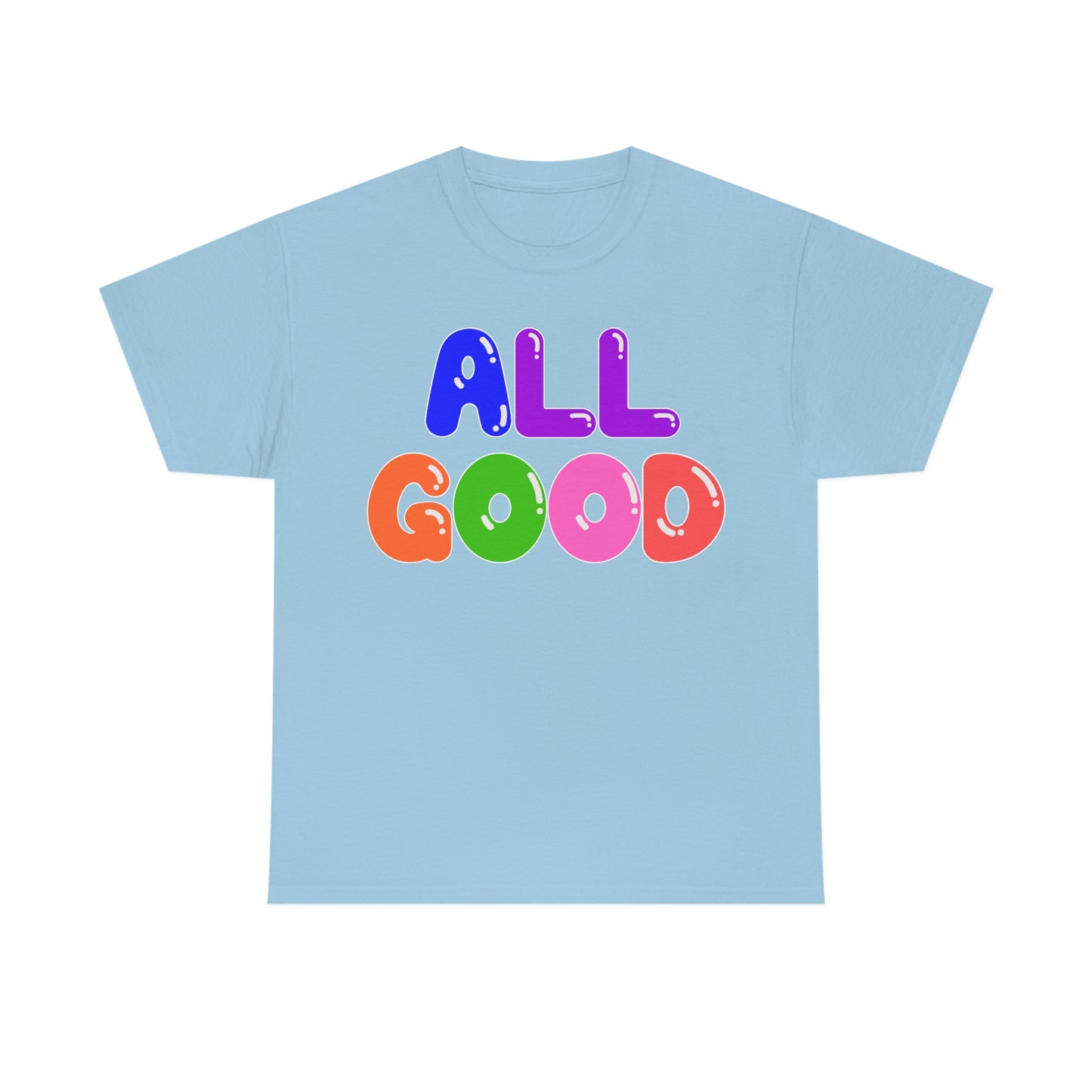 All Good - Balloons - Retro - Unisex Heavy Cotton Tee