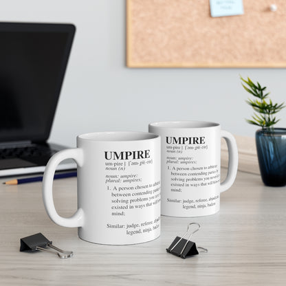 UMPIRE - Dictionary Definition - Ceramic Mug 11oz