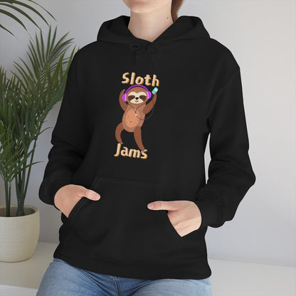 Sloth Jams - Unisex Heavy Blend™ Hooded Sweatshirt