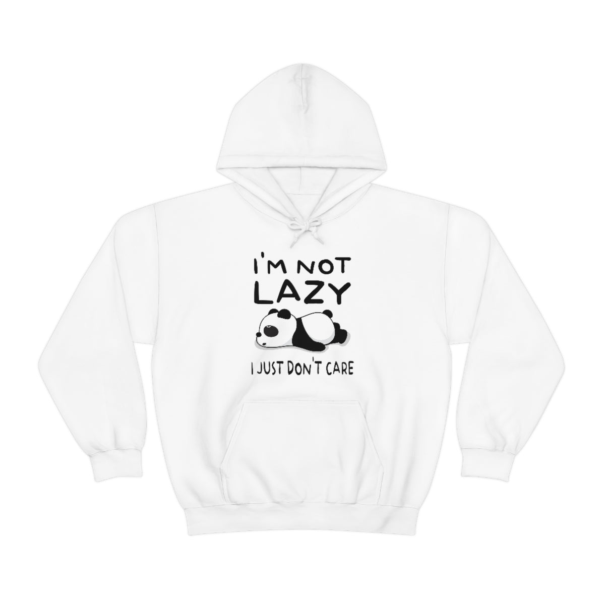 I'm Not Lazy Panda - Unisex Heavy Blend™ Hooded Sweatshirt