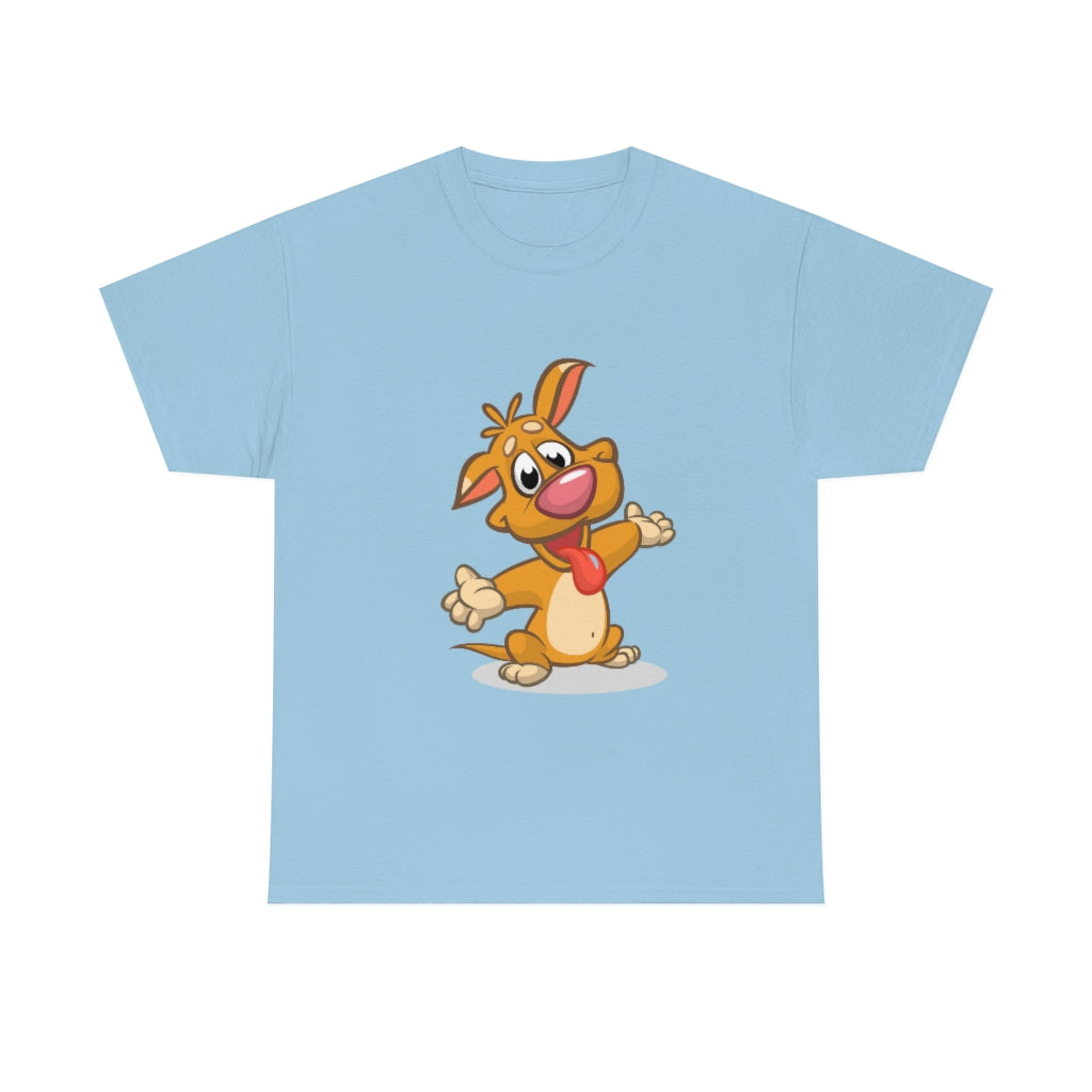 Cartoon Dog - little pupper - Unisex Heavy Cotton Tee