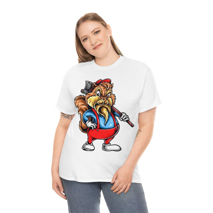 Cartoon Art Series - Chip the Lumberjack - Unisex Heavy Cotton Tee