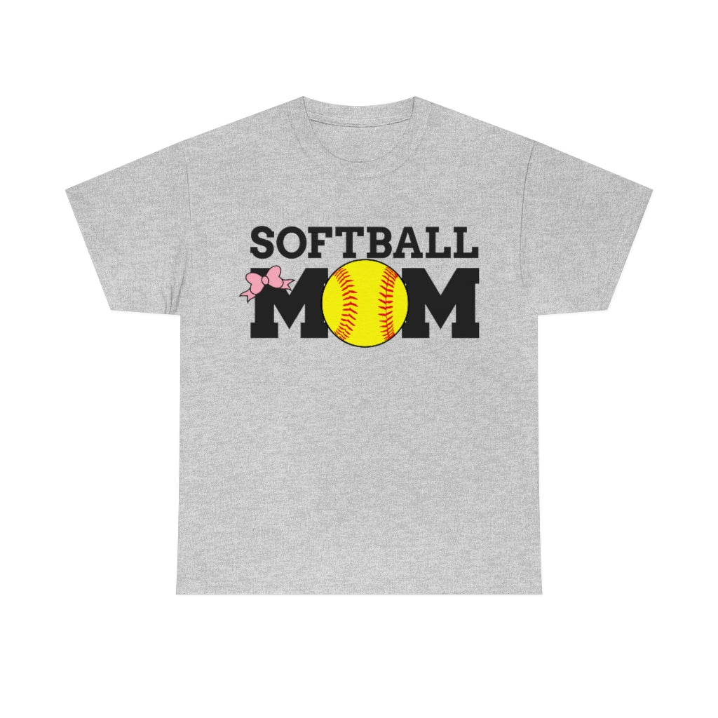 Softball MOM  - Unisex Cotton Tee