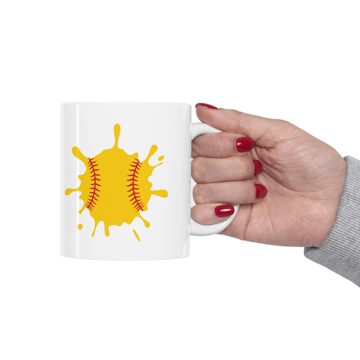 Eat. Sleep. Softball. Ceramic Mug 11oz