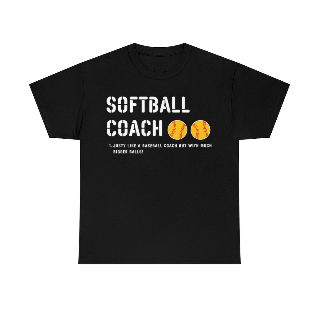 Softball Coach Definition - Unisex Cotton Tee