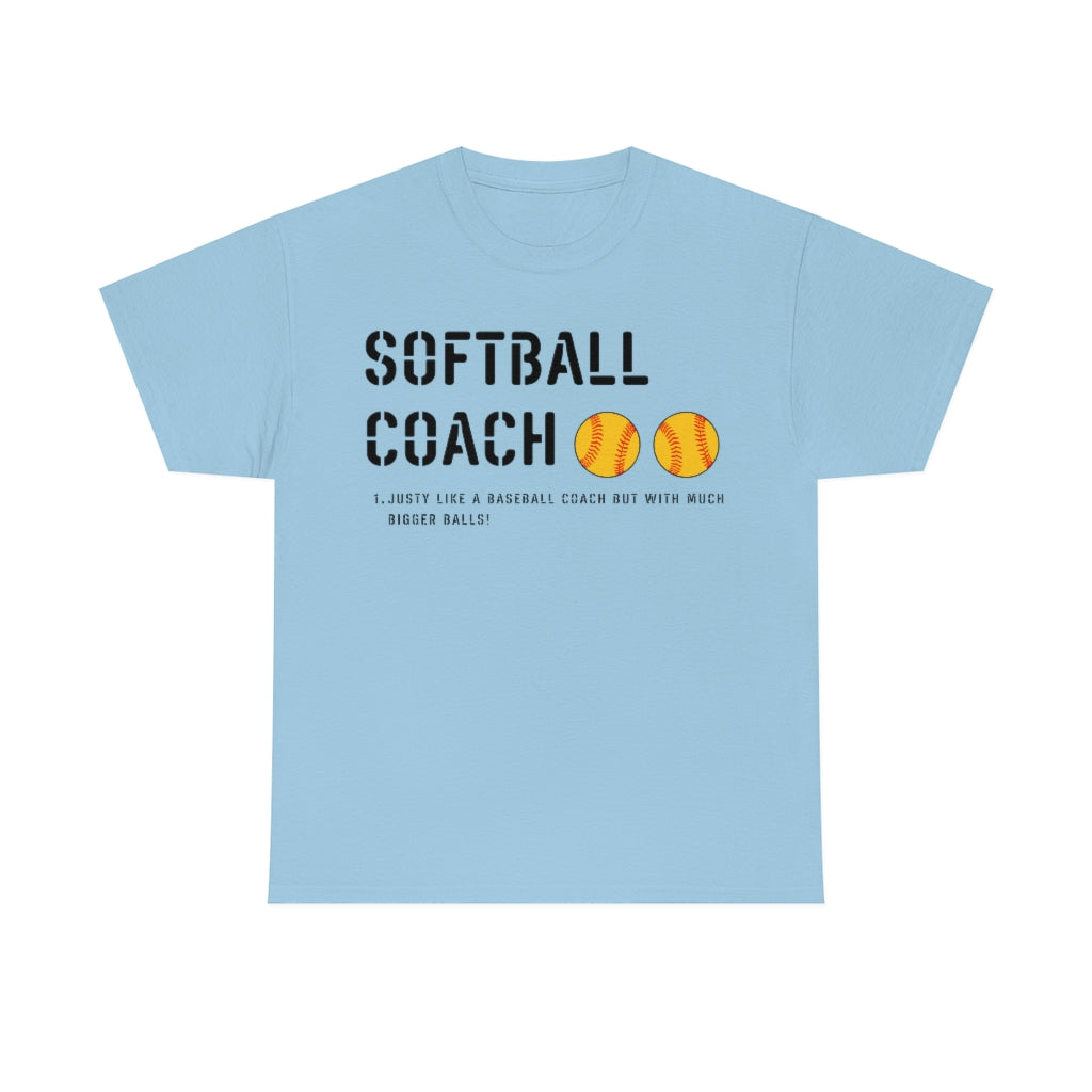 Softball Coach Definition - Unisex Cotton Tee