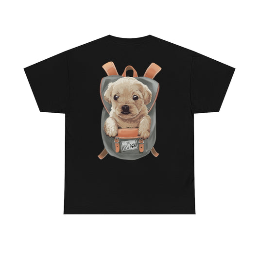 Puppy Backpack - Unisex Heavy Cotton Tee