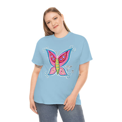 Positive Butterfly - Unisex Heavy Cotton Tee