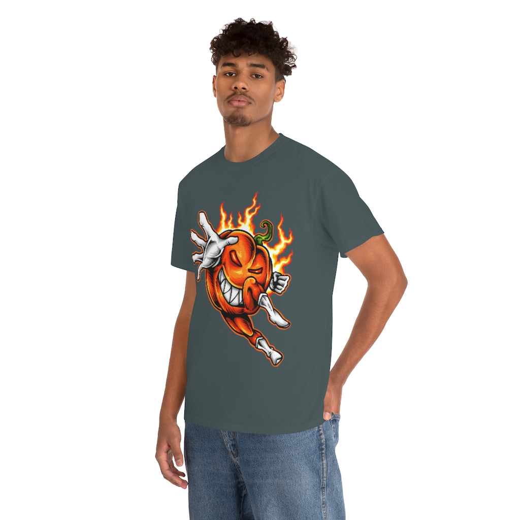 Cartoon Art - OP Pumpkin - Unisex Heavy Cotton Tee