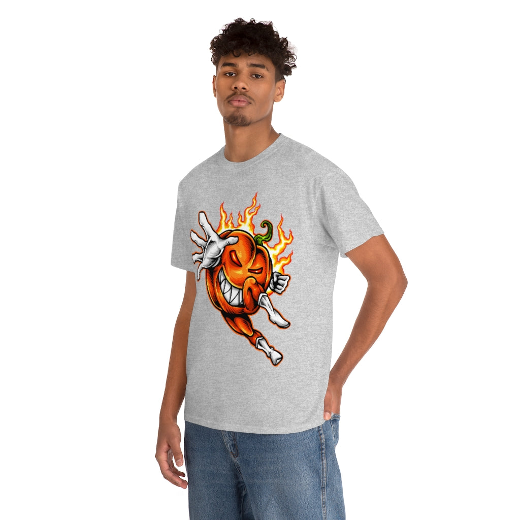 Cartoon Art - OP Pumpkin - Unisex Heavy Cotton Tee