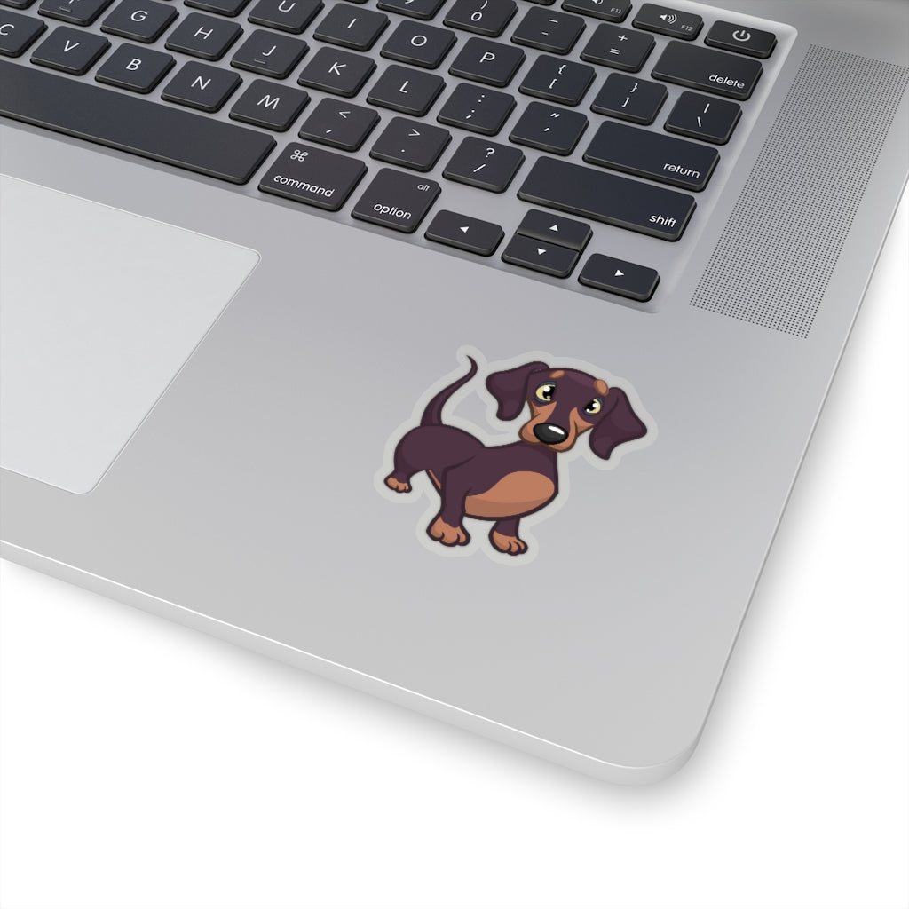 Cartoon Puppy - Daschund - Kiss-Cut Stickers