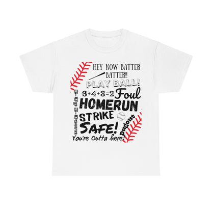 Baseball/Softball Jargon - Unisex Cotton Tee