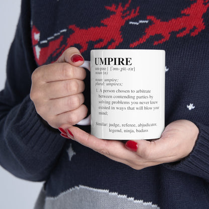 UMPIRE - Dictionary Definition - Ceramic Mug 11oz