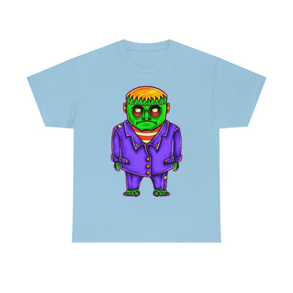 Cartoon Art Series - Frankie - Unisex Heavy Cotton Tee