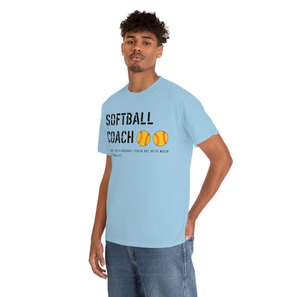 Softball Coach Definition - Unisex Cotton Tee