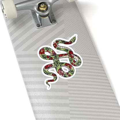 Distressed Tattoo Snake - Kiss-Cut Stickers