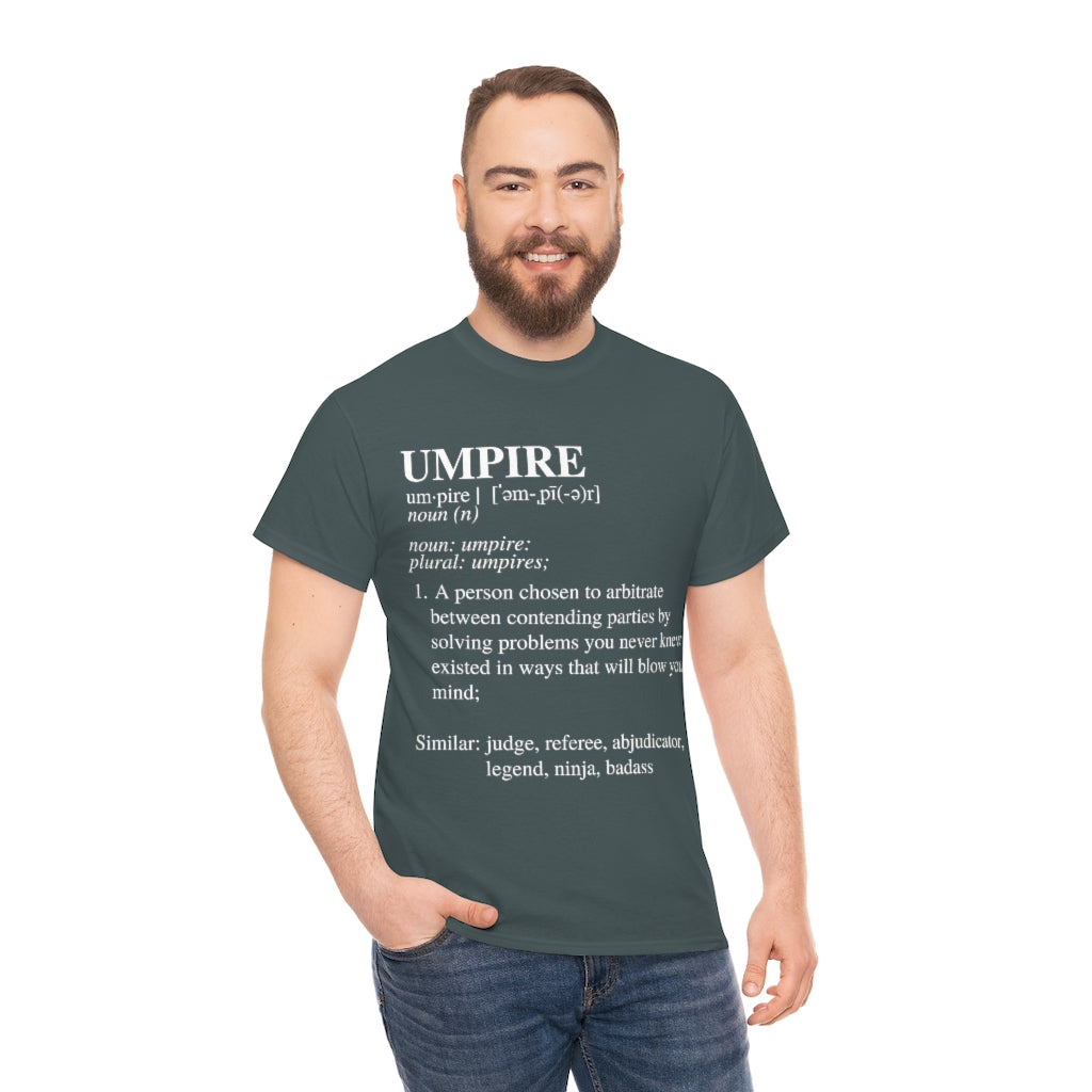 UMPIRE - Dictionary Definition - Unisex Cotton Tee