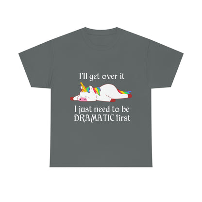 Dramatic Unicorn - Unisex Heavy Cotton Tee