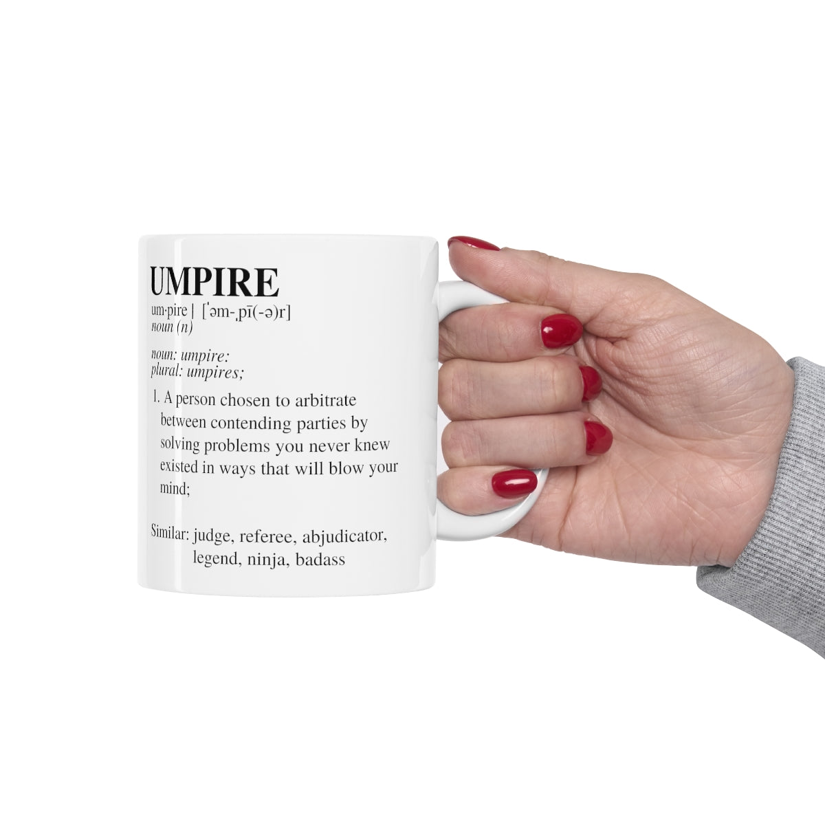 UMPIRE - Dictionary Definition - Ceramic Mug 11oz