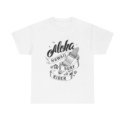 Aloha Hawaii Surf Rider - Unisex Heavy Cotton Tee