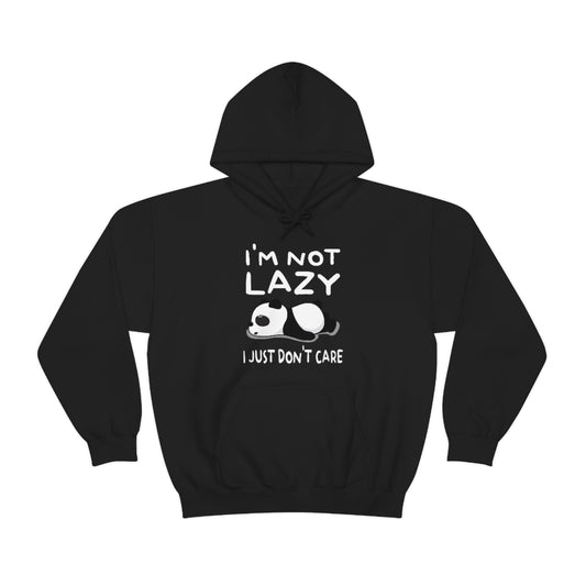 I'm Not Lazy Panda - Unisex Heavy Blend™ Hooded Sweatshirt