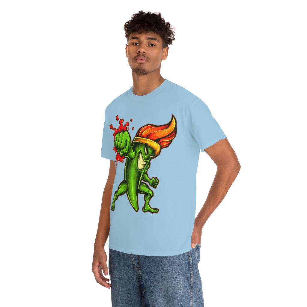 Cartoon Art - Fists of Fury Paintbrush - Unisex Heavy Cotton Tee