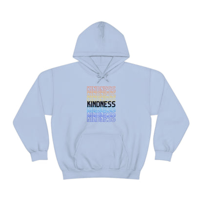 Kindness Repeating Rainbow - Rainbow -Unisex Heavy Blend™ Hooded Sweatshirt