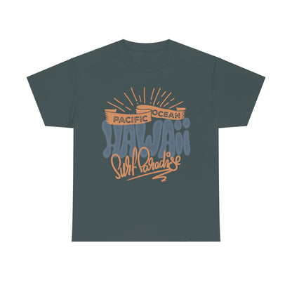 Pacific Ocean Hawaii Surf Paradise - Unisex Heavy Cotton Tee