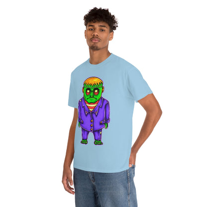 Cartoon Art Series - Frankie - Unisex Heavy Cotton Tee