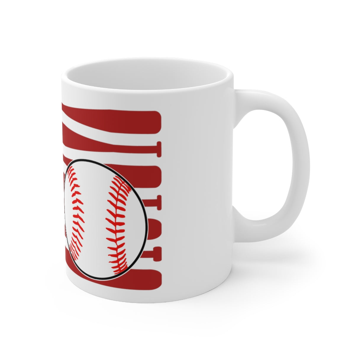 USA Flag Baseball - Ceramic Mug 11oz