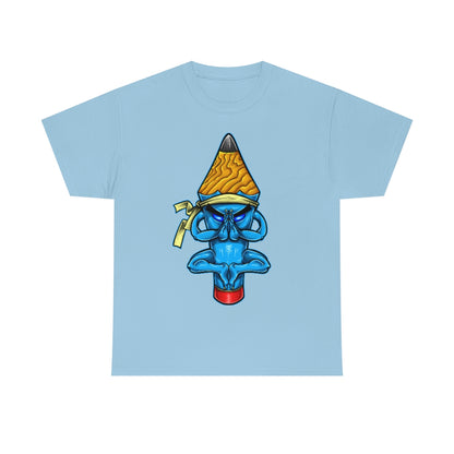 Cartoon Art - Pencil Meditation - Unisex Heavy Cotton Tee