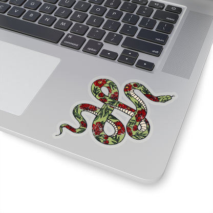 Distressed Tattoo Snake - Kiss-Cut Stickers