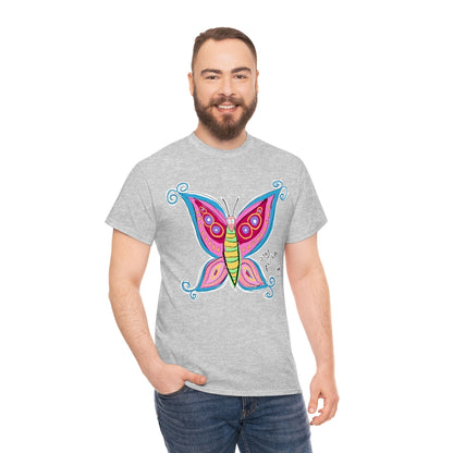 Positive Butterfly - Unisex Heavy Cotton Tee