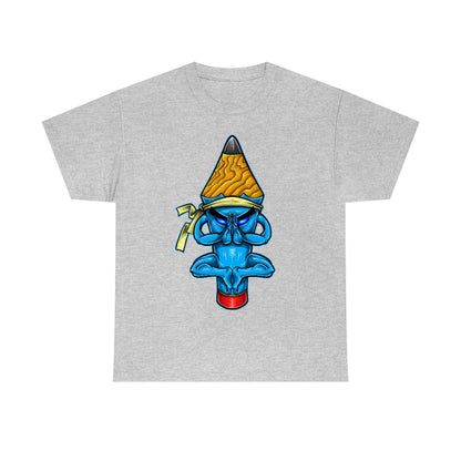 Cartoon Art - Pencil Meditation - Unisex Heavy Cotton Tee